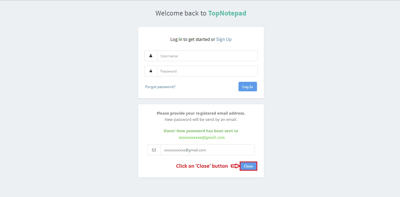 Password recovery