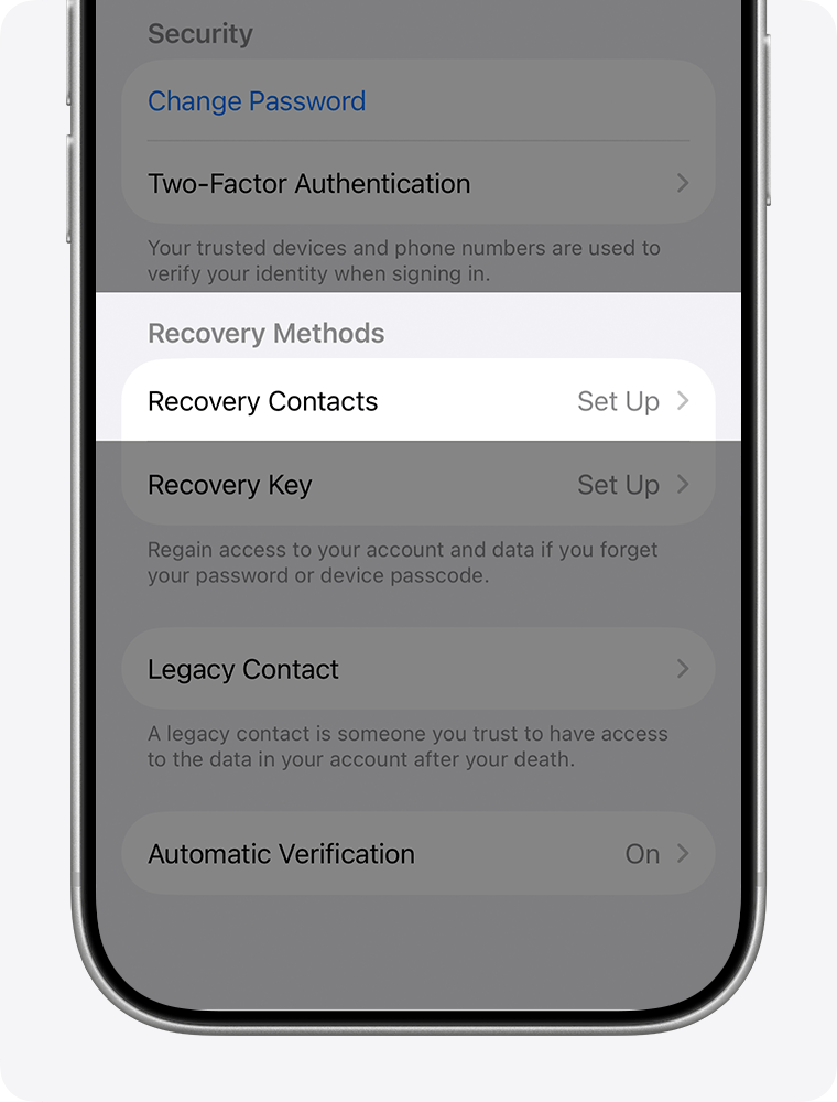 Password recovery