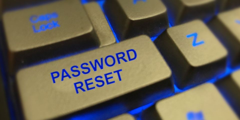 Resetting passwords