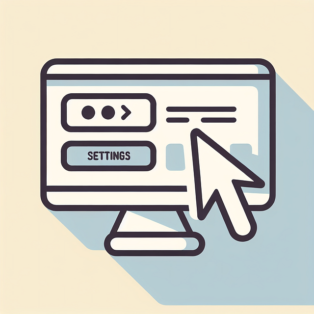 Cursor pointing to the 'Settings' or 'Account' section on Hulu