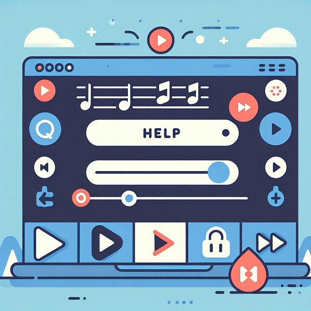 Pandora website with arrow pointing to Help link