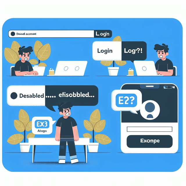 Facebook disabled account login message