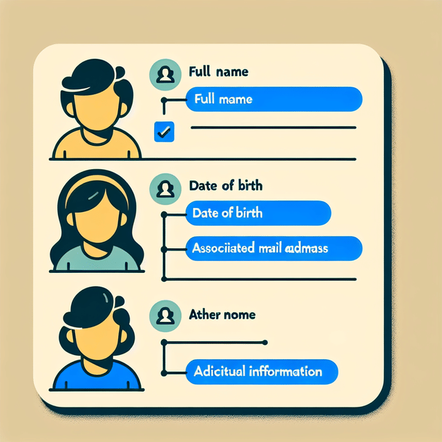 List of required information for Facebook account appeal