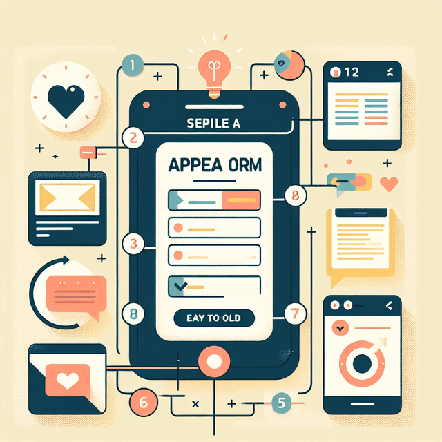 Submitting appeal form on Facebook