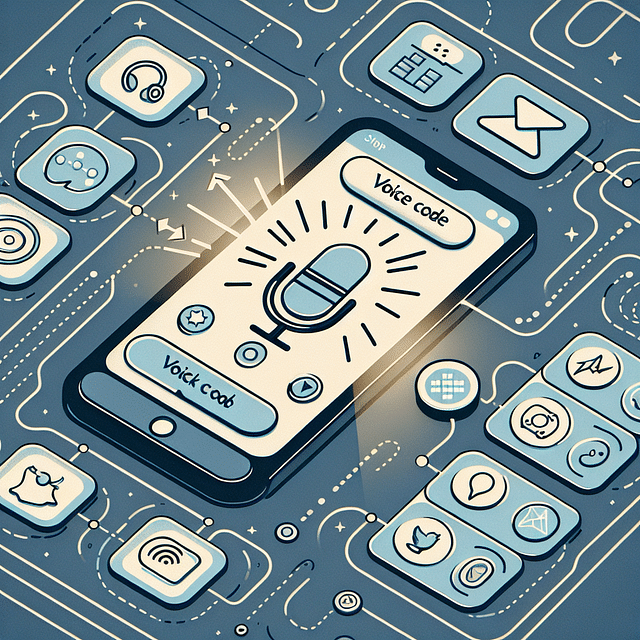 Scrolling through Alexa app settings to find Voice Code option