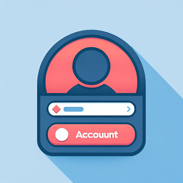 Netflix profile icon with drop-down menu showing 'Account' option