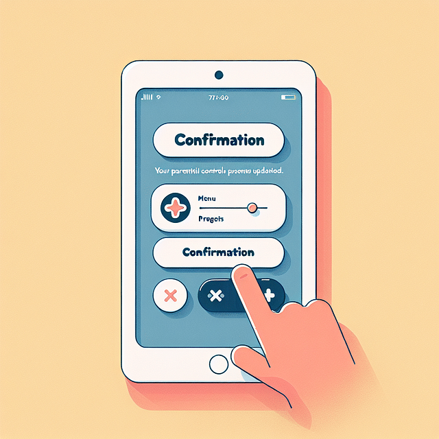 Netflix confirmation message of updated parental controls