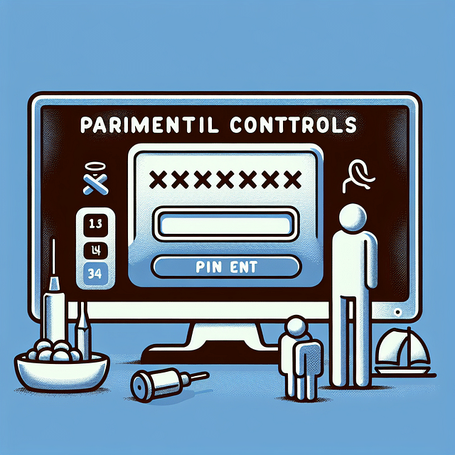 PIN entry field under Netflix parental controls