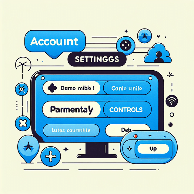 Netflix account settings page with parental controls link highlighted