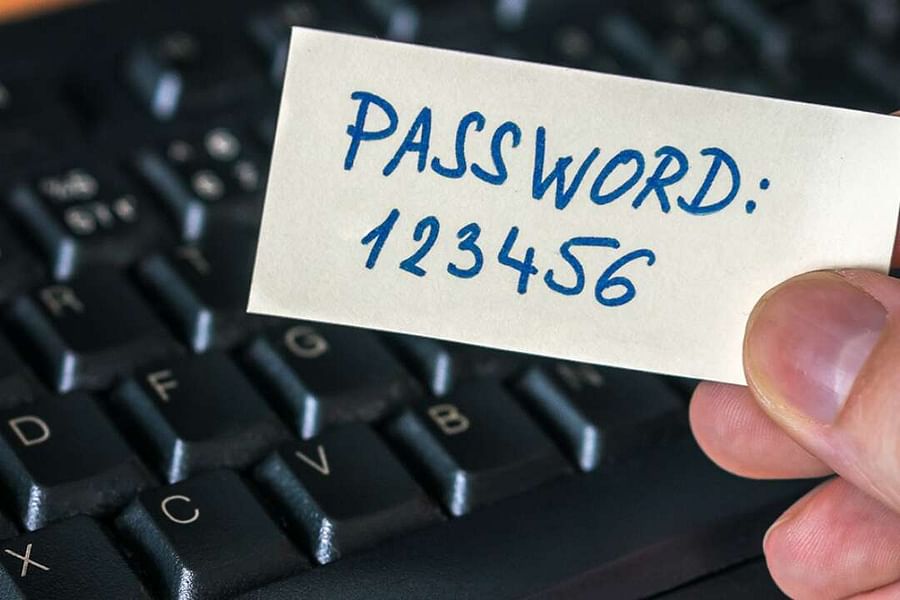 Weak password image