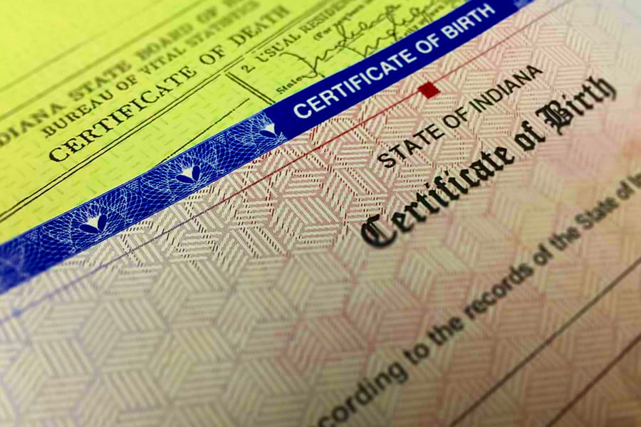birth certificate