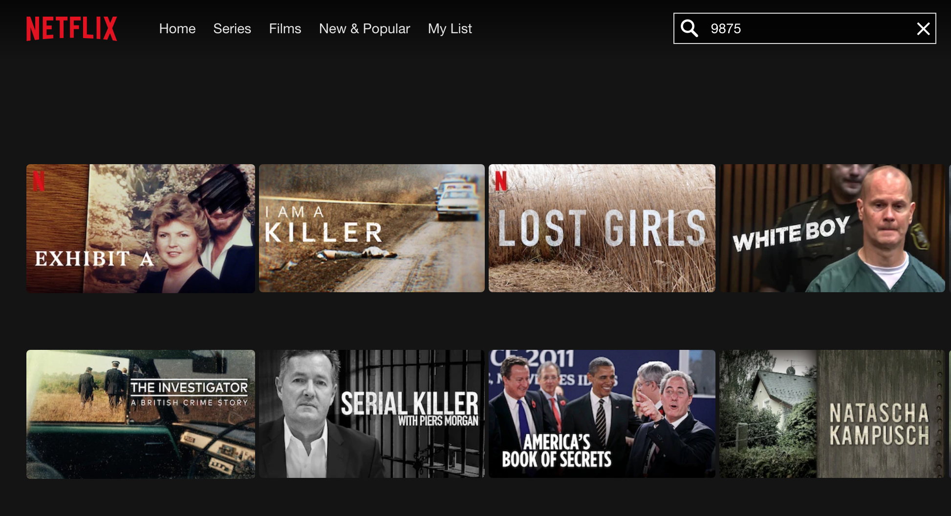 Netflix secret genre codes