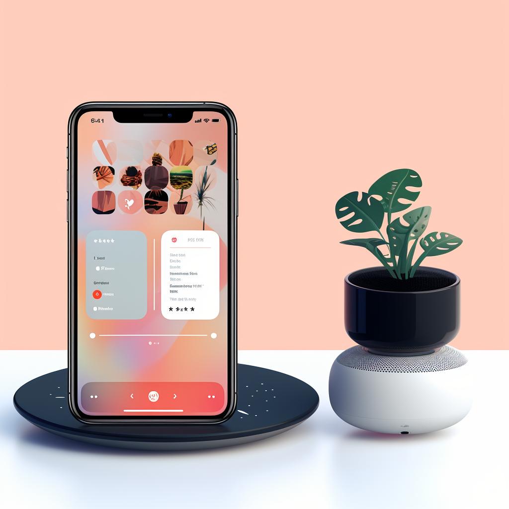 Device screen showing the 'Add Accessory' option and HomePod setup code