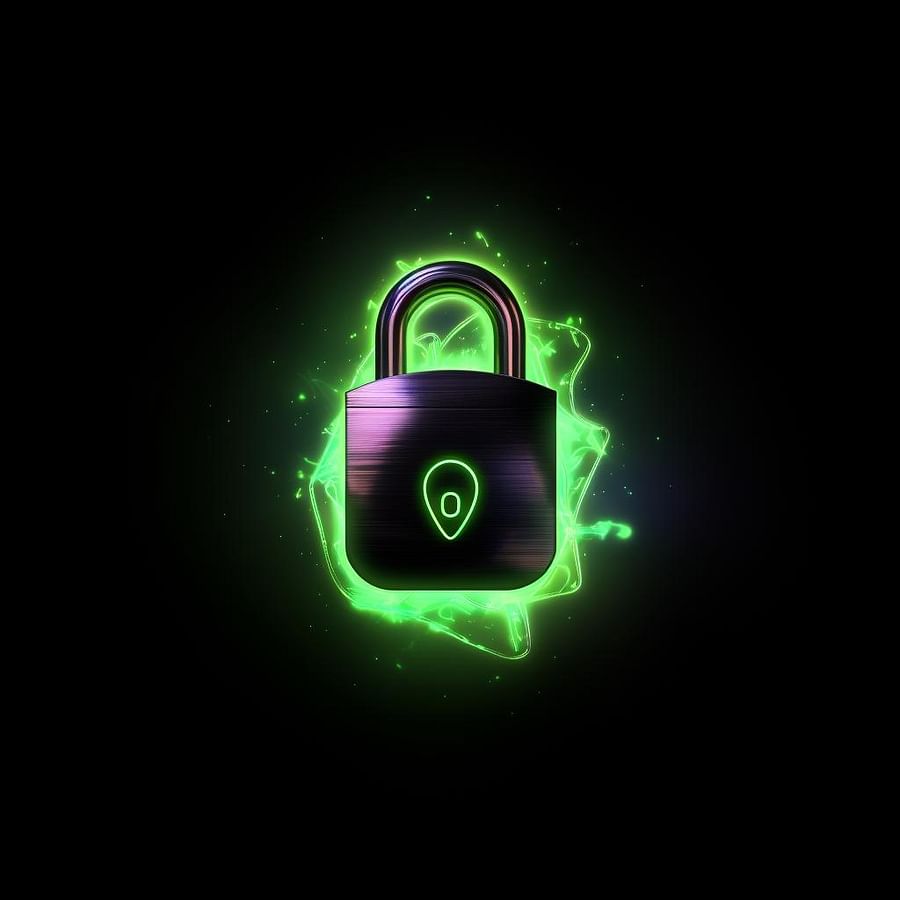 Graphic of a secure padlock symbol representing Spotify account security