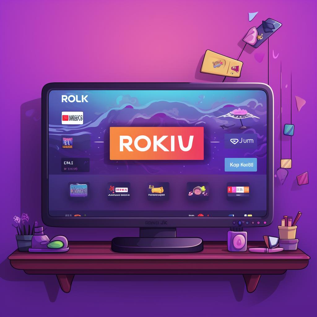 Roku's official website homepage on a computer screen