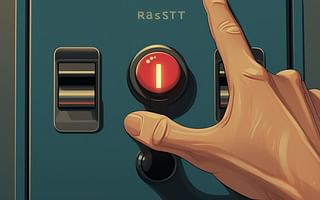 Should I never press the reset button after using a device?